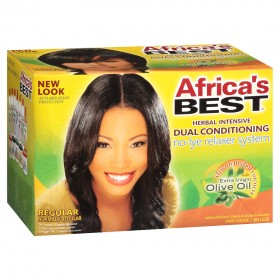 Africa's Best No-lye Dual Conditioning RelAxer System Regular